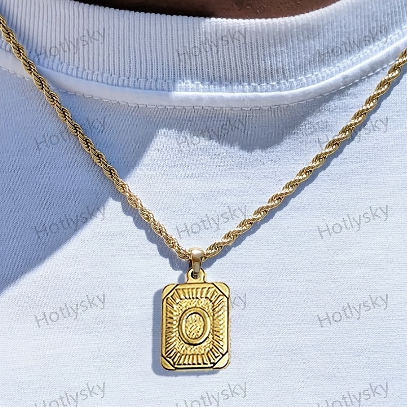 Women's Fashion Pendant Necklace with Initial Letter Option